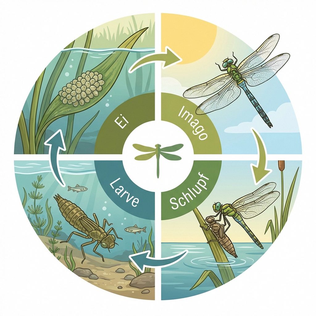 Lebenszyklus einer Libelle