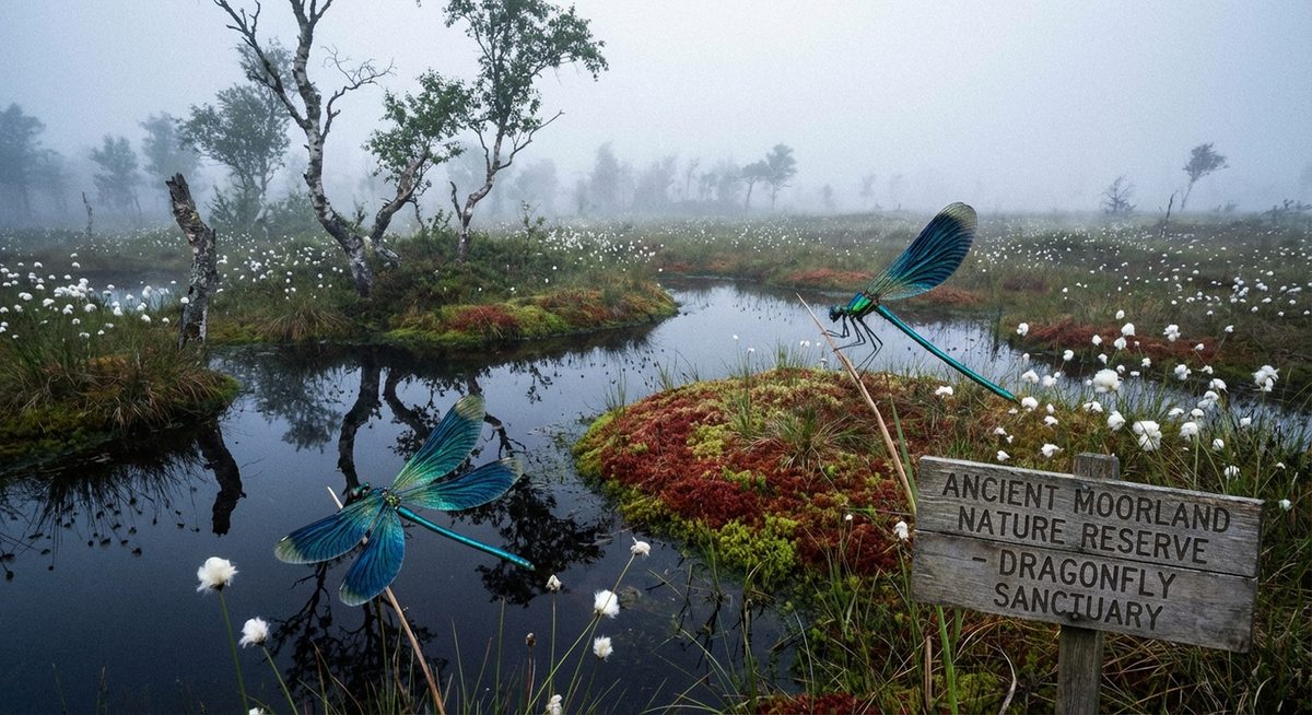 Moorlandschaft mit Moorauge